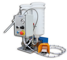 Mix and dispense machine meets slew of requirements